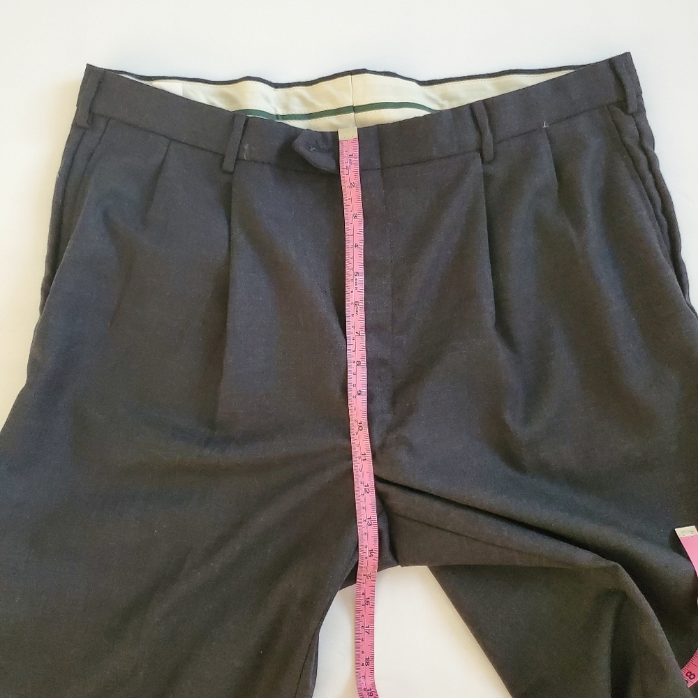 Bill Blass Menswear black/gray formal suit pants - Picture 8 of 14